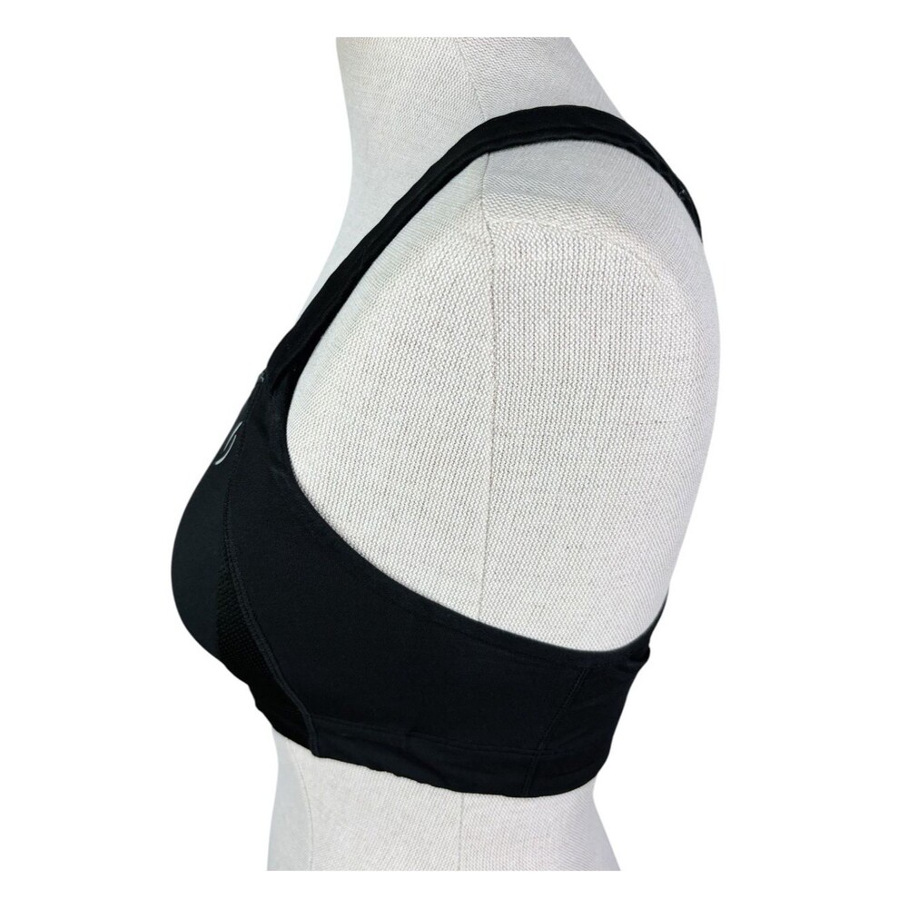 Moving Comfort Juno Sports Bra sz 34C * Black Racerback Brooks Running Workout - Picture 4 of 6